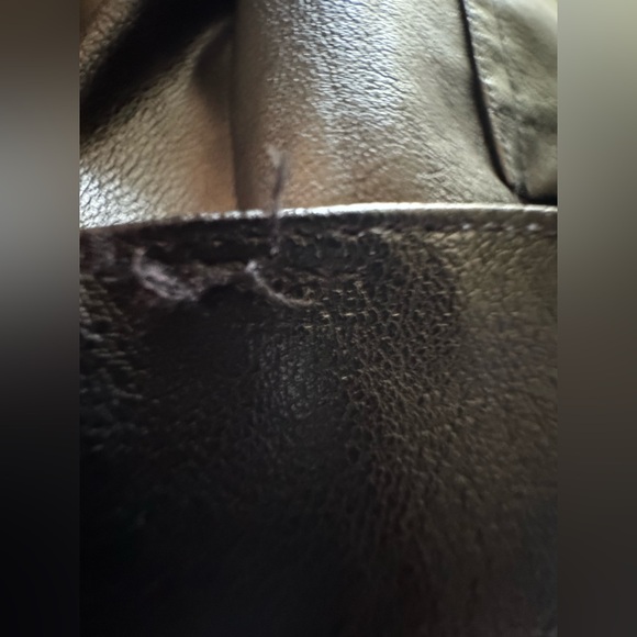 GLAM FAUX LEATHER WIDE LEG TROUSER PANTS - Picture 9 of 9